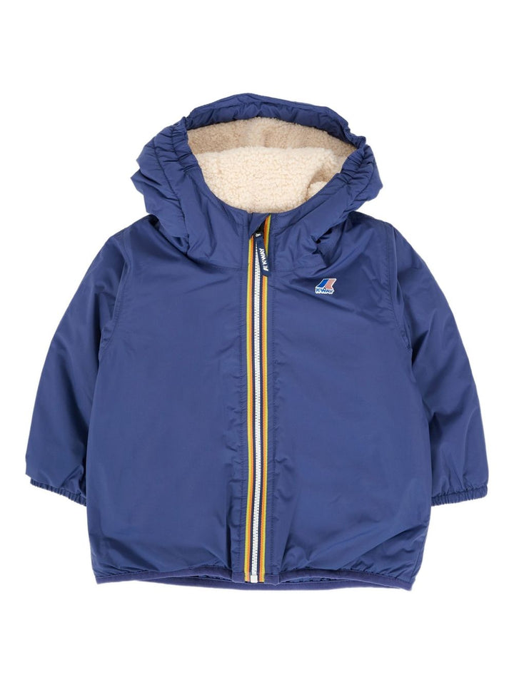 Giubbotto blu per neonato K7142RW 867 K-Way Kids 