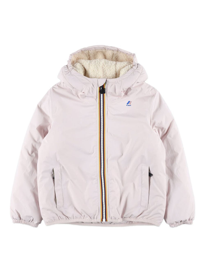 Giubbotto rosa per bambina K7142TW W7G K-Way Kids 