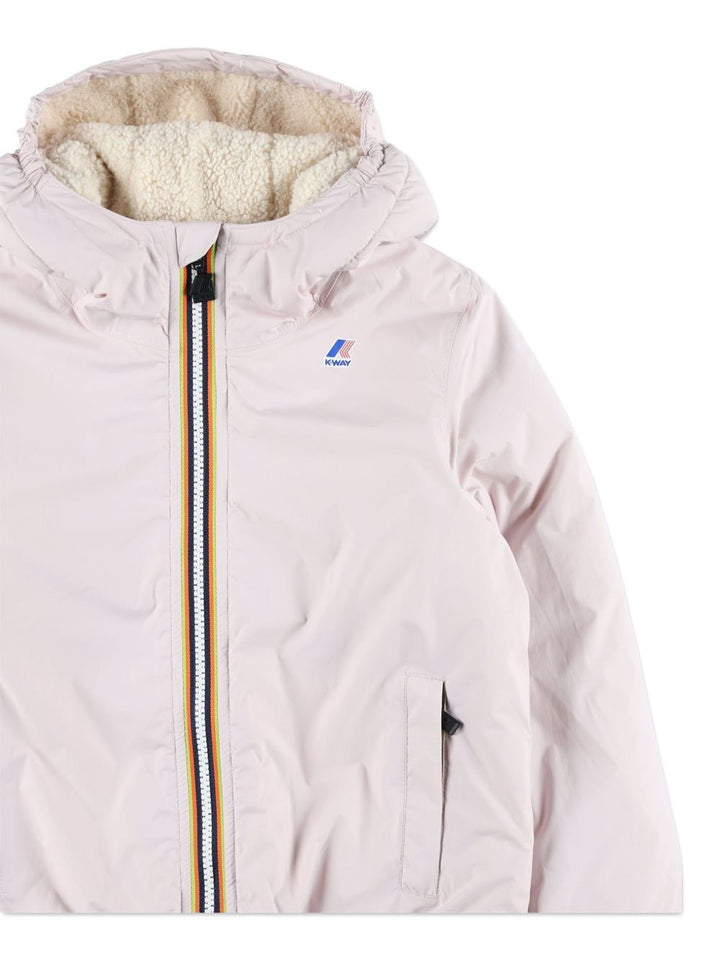 Giubbotto rosa per bambina K7142TW W7G K-Way Kids 