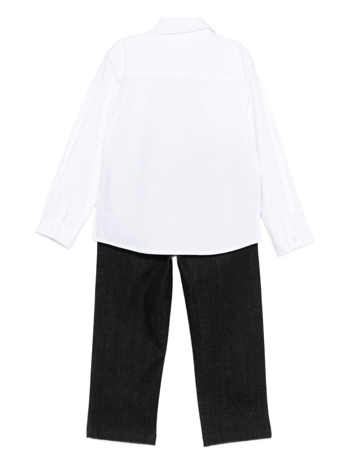 Completo bianco/nero per bambino Z30660K N50 Karl Lagerfeld Kids 