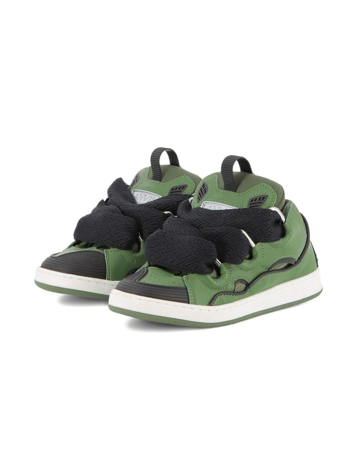 Sneakers verde per bambino N30308 665 Lanvin Enfant 