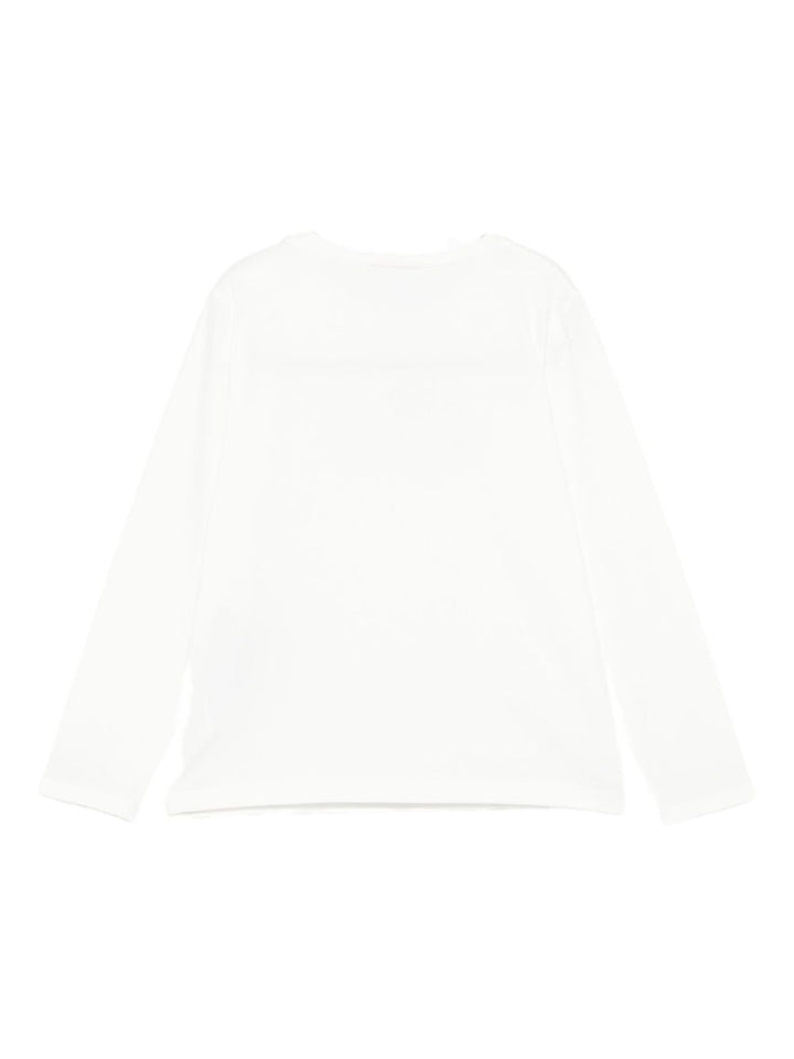 T-shirt bianco per bambina GF5008J0088 B3951 Liu Jo 