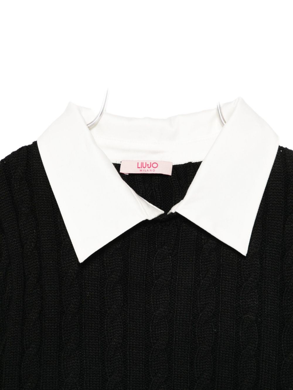 Maglione nero per bambina GF5061MA51I C3421 Liu Jo 