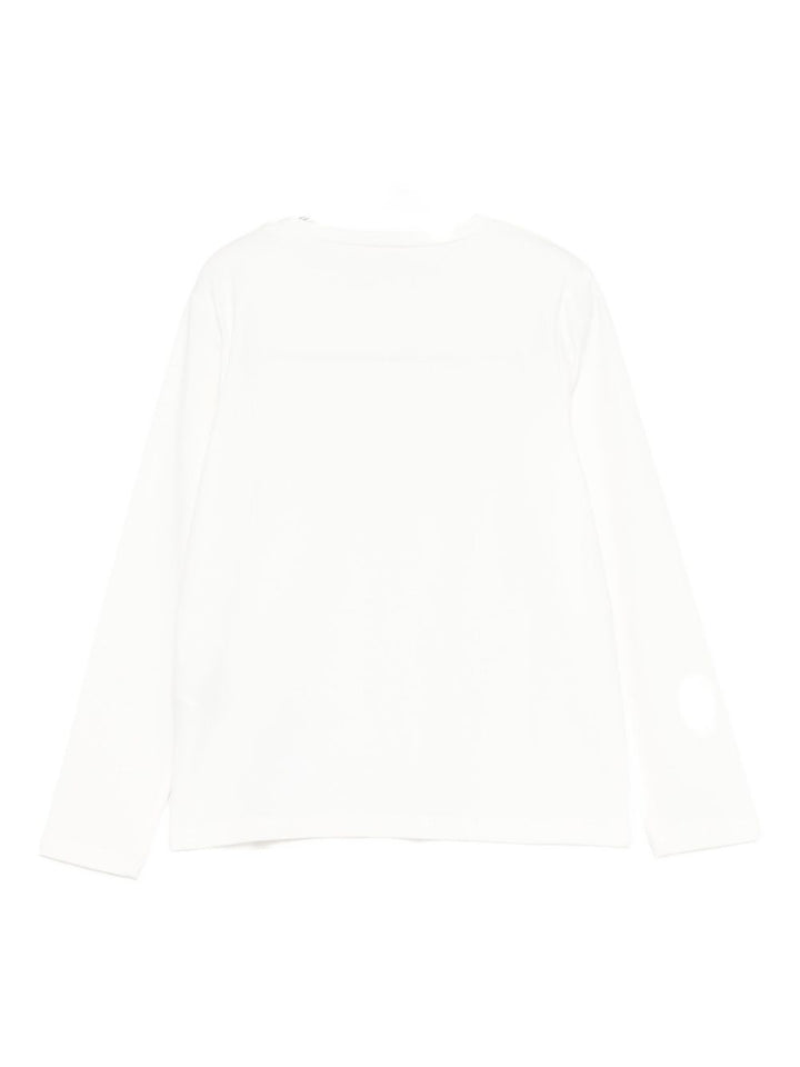 T-shirt bianca per bambina GF5080J0088 10602 Liu Jo 