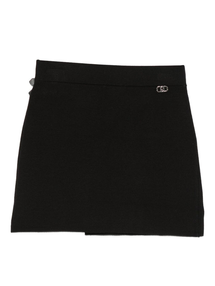 Gonna nera per bambina GF5084MA12P 22222 Liu Jo 