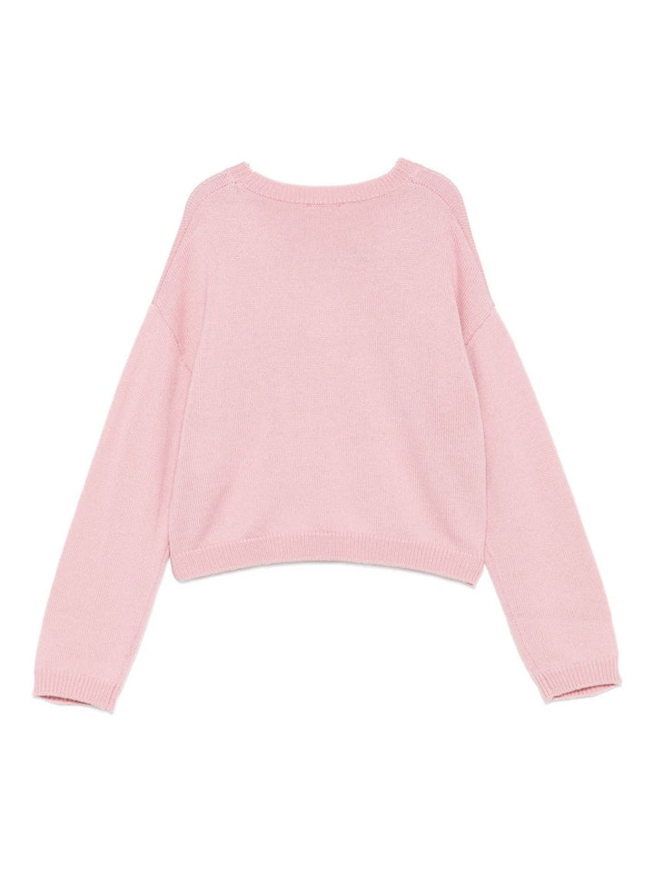 Maglione rosa per bambina GF5089MA51I 51906 Liu Jo 