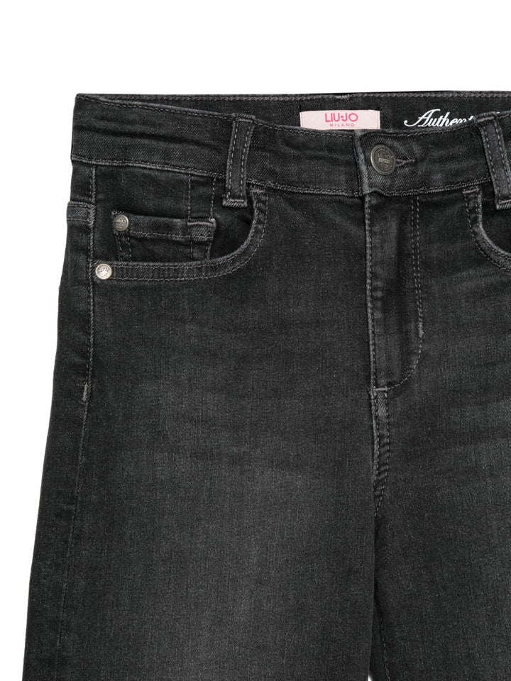 Jeans nero per bambina GF5121DS615 87031 Liu Jo 