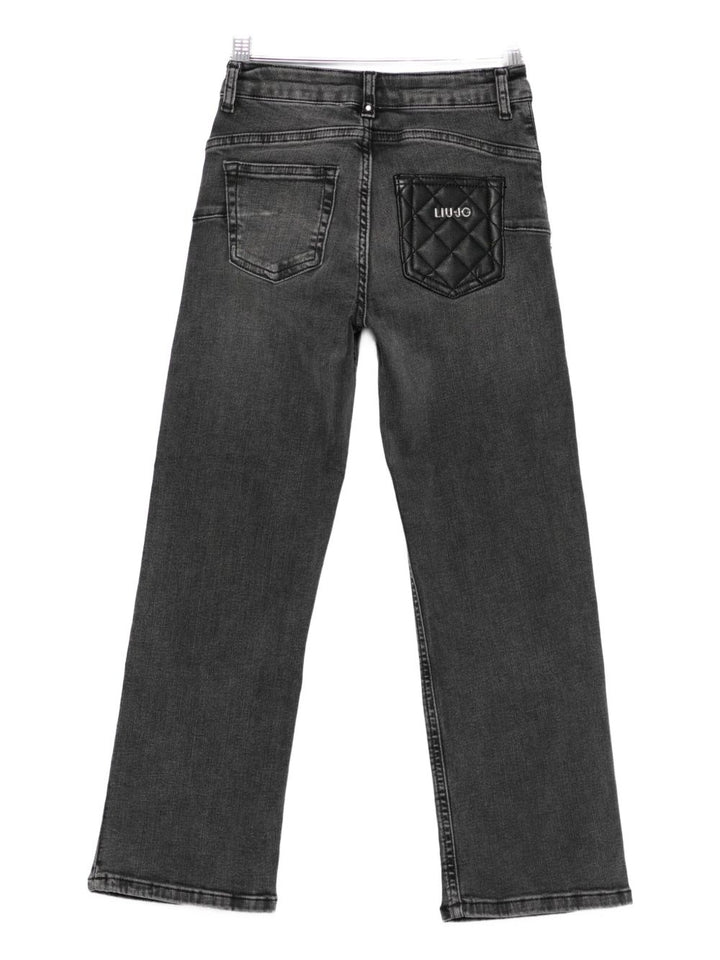 Jeans grigio scuro per bambina GF5122D0236 87055 Liu Jo 