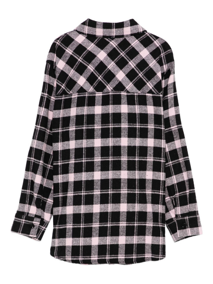 Camicia nera/bianca per bambina GF5137T088A P9009 Liu Jo 