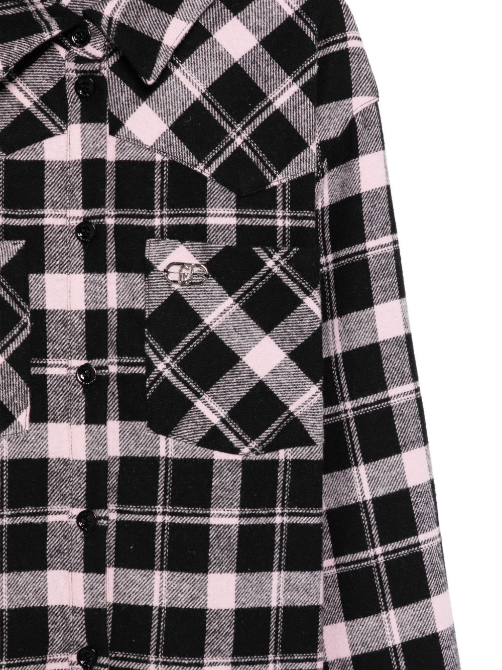 Camicia nera/bianca per bambina GF5137T088A P9009 Liu Jo 