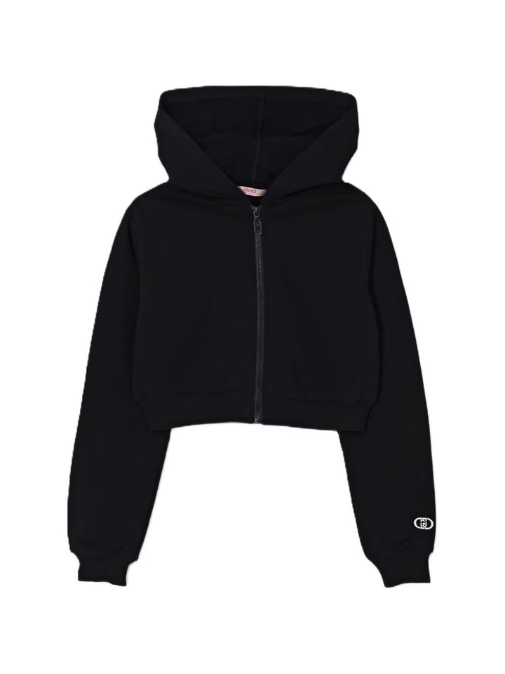 Felpa nera per bambina GF5148F0326 22222 Liu Jo 