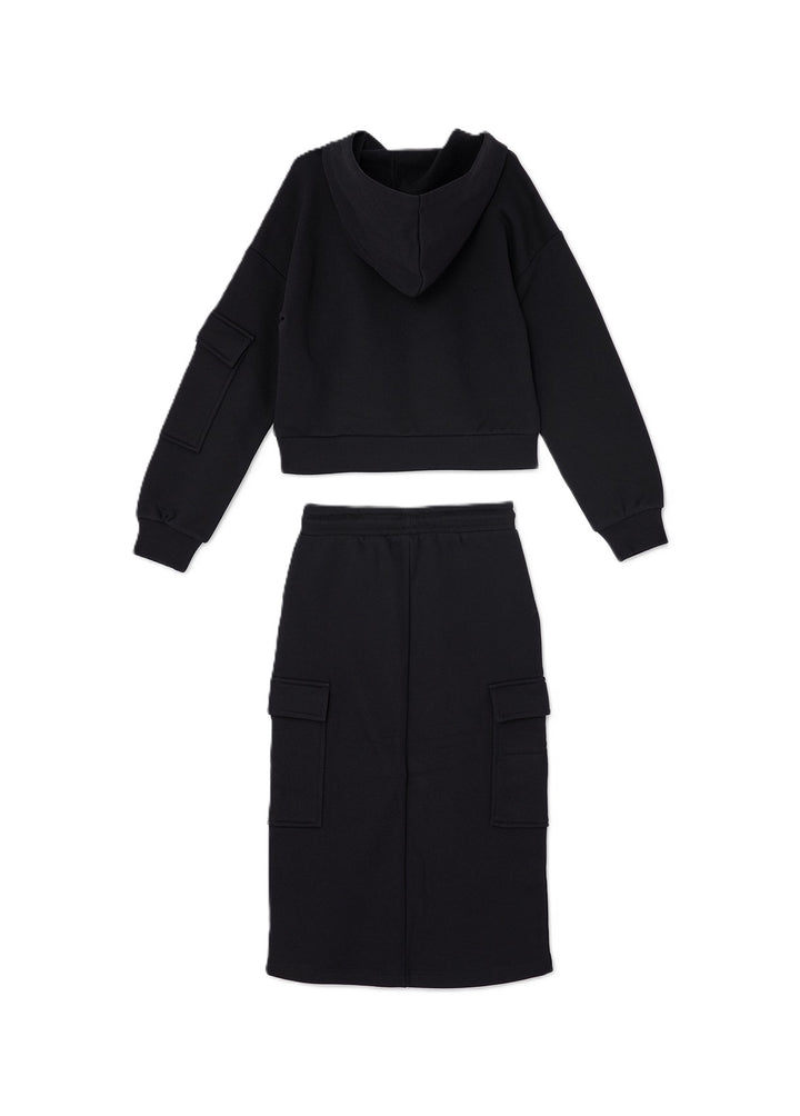 Completo nero per bambina GF5196F0326 22222 Liu Jo 