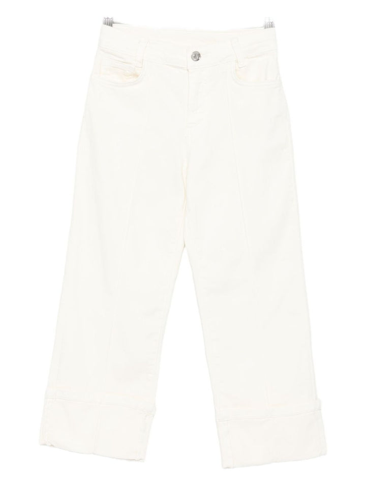 Jeans bianchi per bambina GF5197T012A 71322 Liu Jo 
