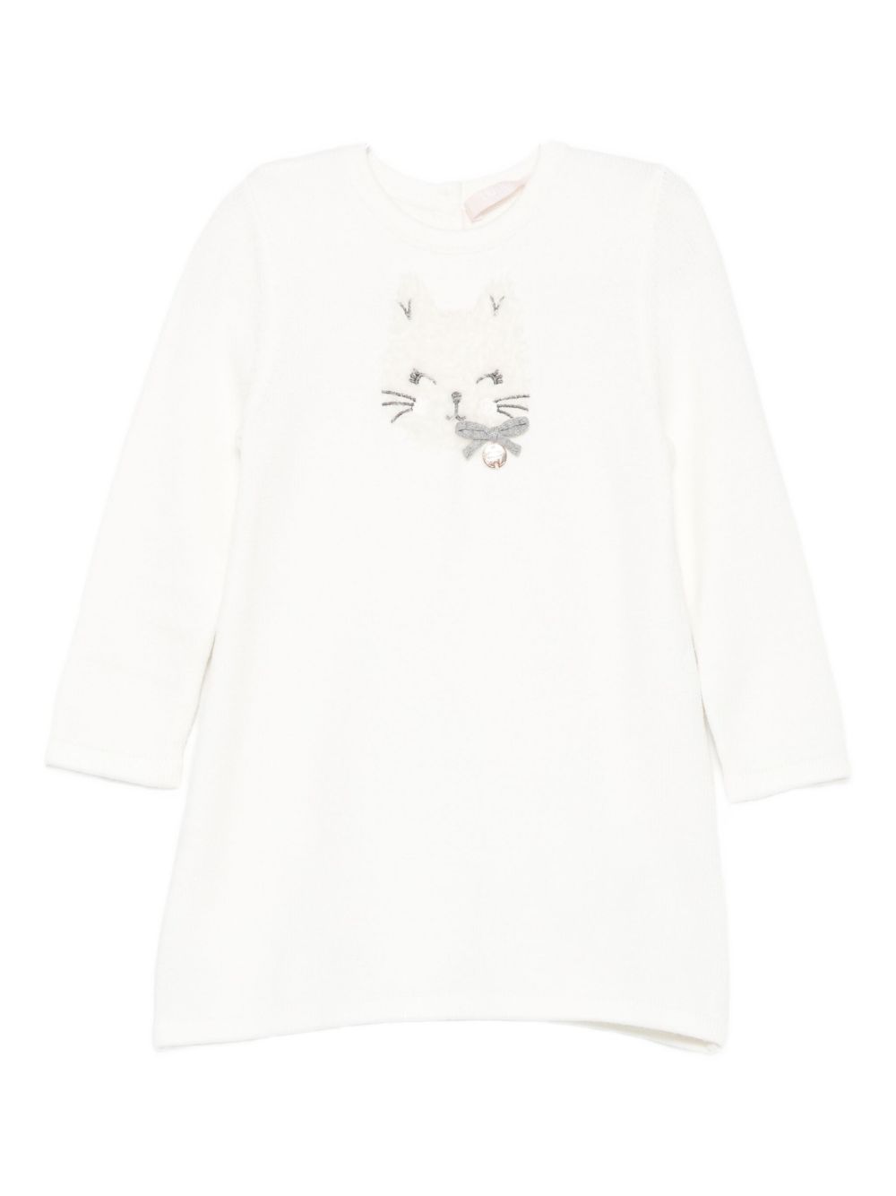 Abito bianco per neonata HF5013MA12P 10602 Liu Jo 