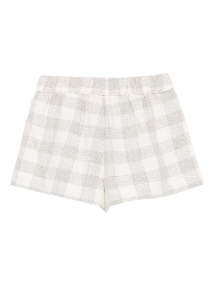 Bermuda bianco/grigio per neonata HF5017T101A B3068 Liu Jo 