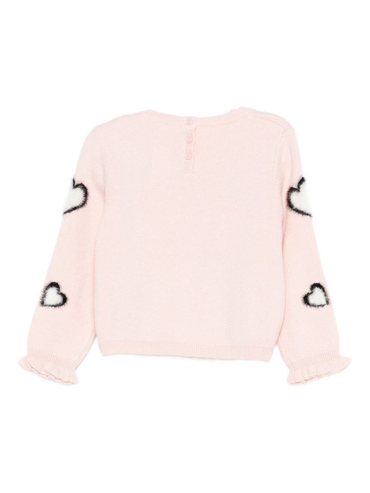 Maglione rosa per neonata HF5045MA07E M9693 Liu Jo 