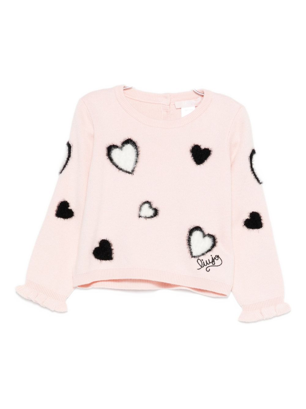 Maglione rosa per neonata HF5045MA07E M9693 Liu Jo 