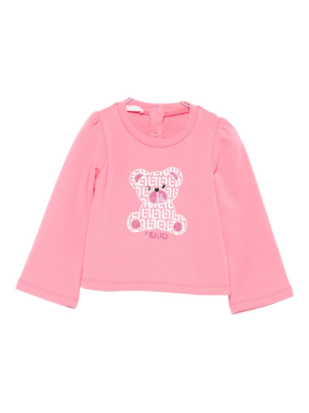 Felpa rosa per neonata HF5049F0724 M9815 Liu Jo 