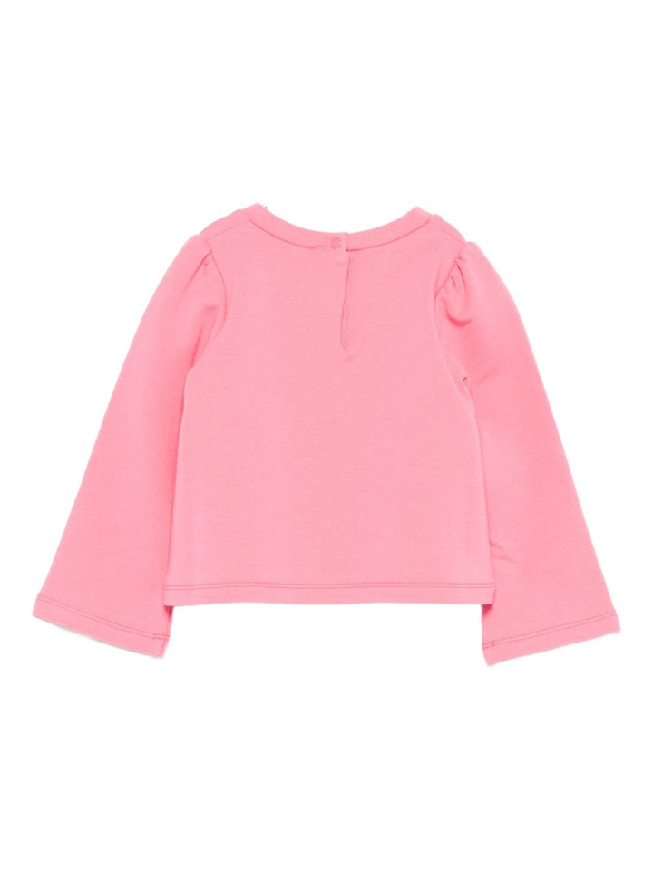 Felpa rosa per neonata HF5049F0724 M9815 Liu Jo 