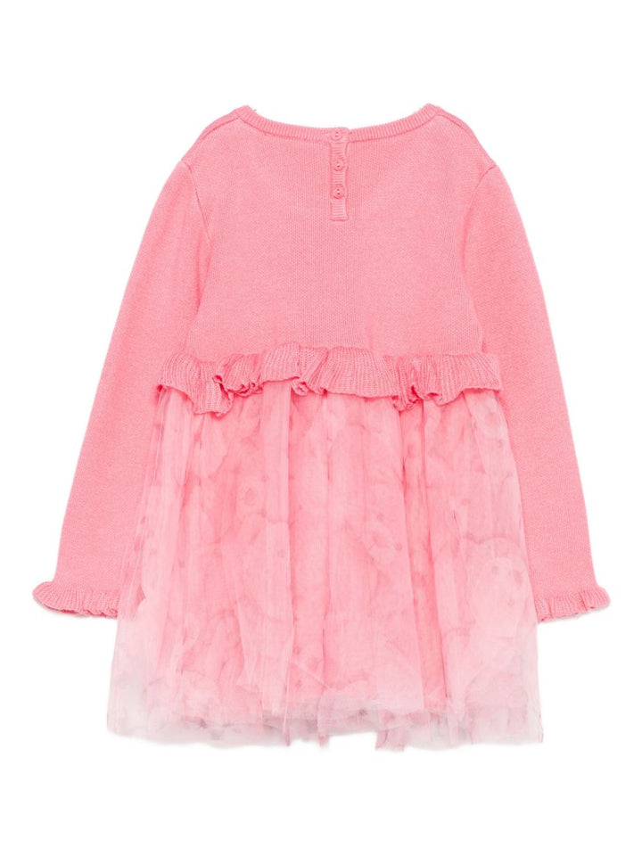 Abito rosa camelia per neonata HF5059MA07E M9981 Liu Jo 