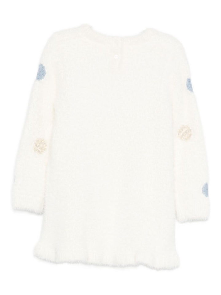 Abito bianco per neonata HF5068MA94O M9983 Liu Jo 