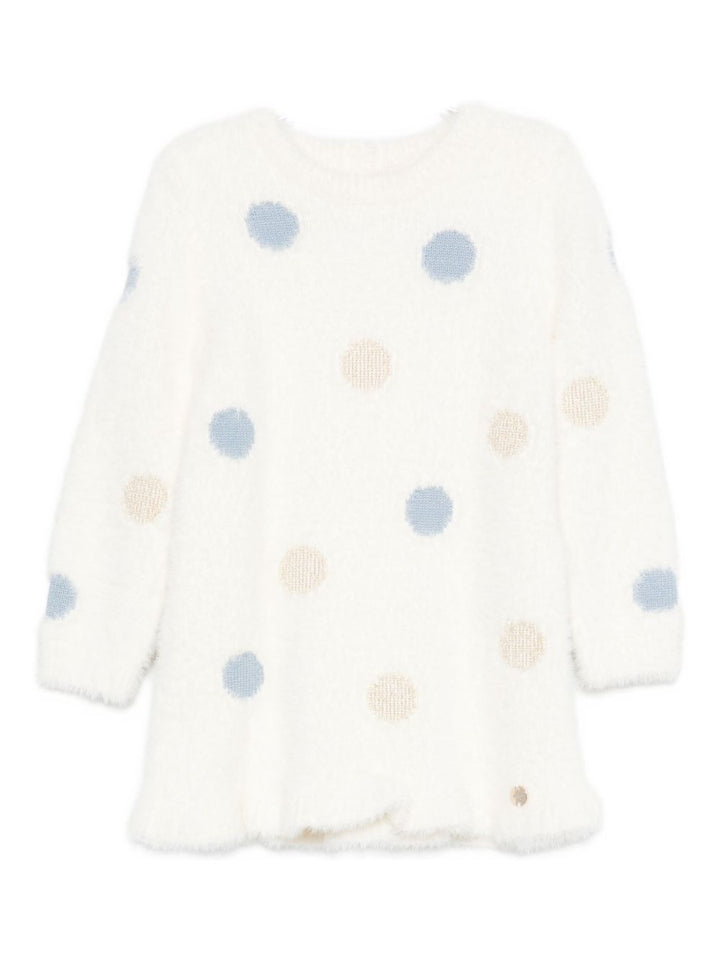 Abito bianco per neonata HF5068MA94O M9983 Liu Jo 
