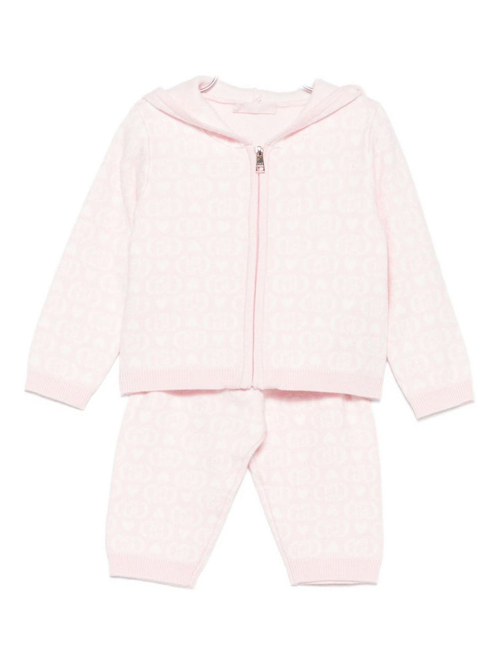 Completo sportivo rosa per neonata HF5081MA07E D6474 Liu Jo 