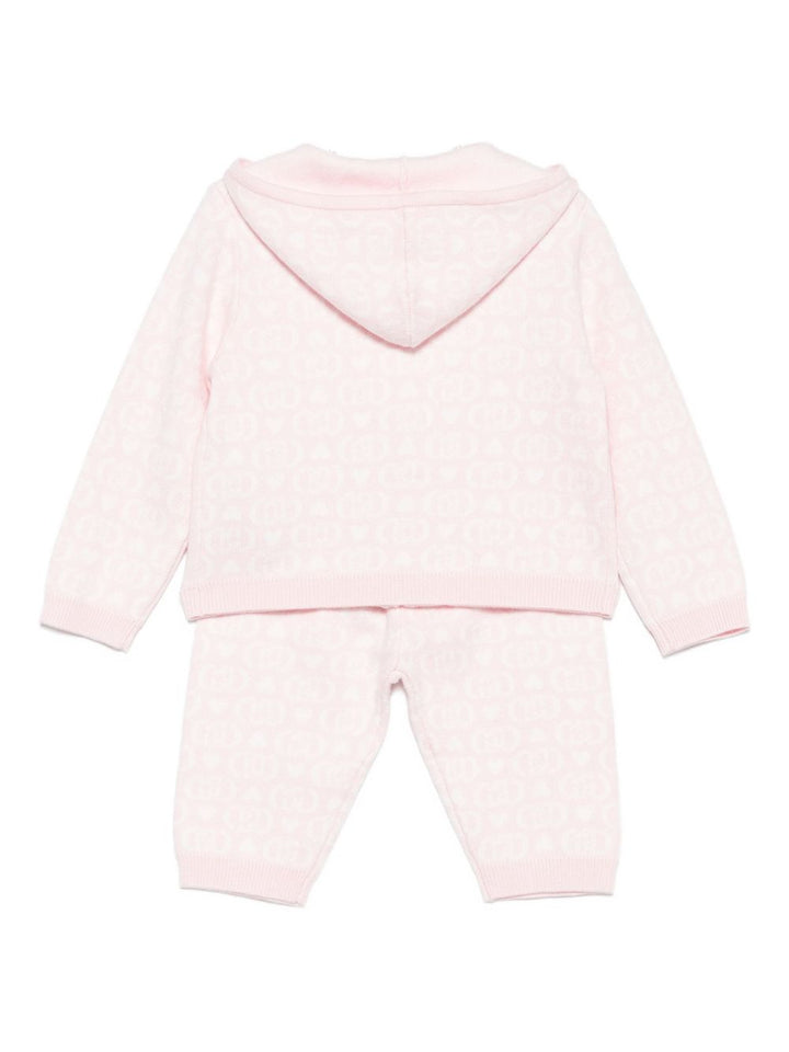 Completo sportivo rosa per neonata HF5081MA07E D6474 Liu Jo 