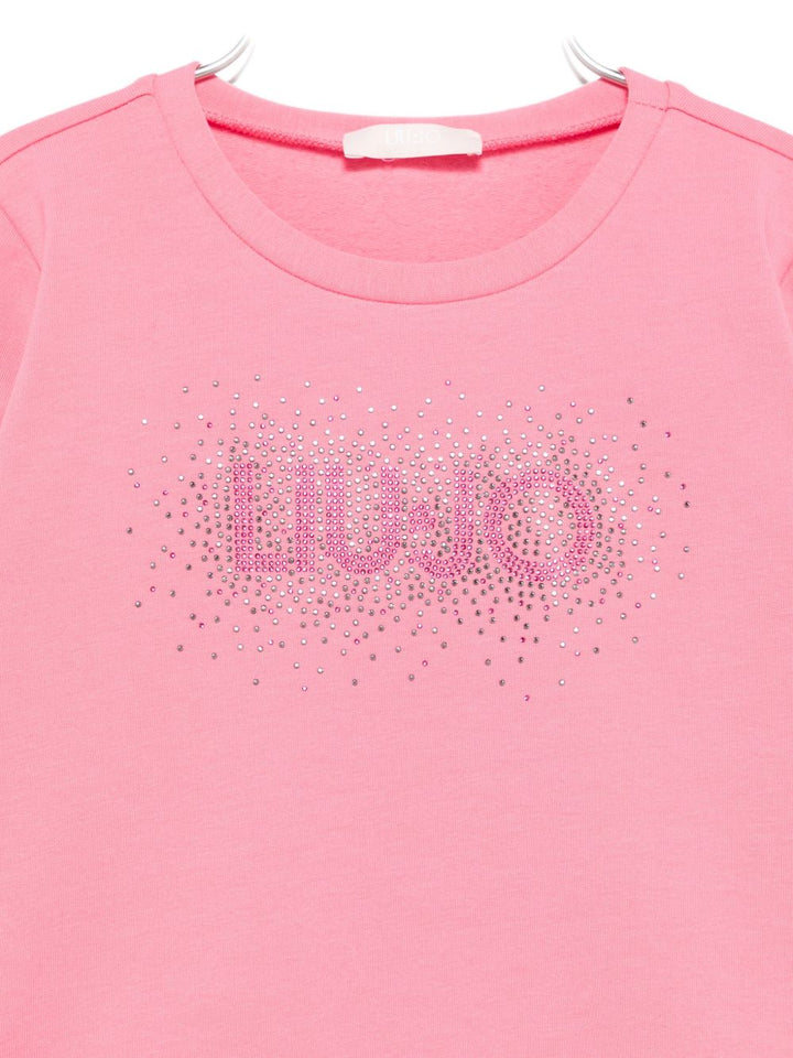 Felpa rosa per bambina KF5001F0724 61723 Liu Jo 