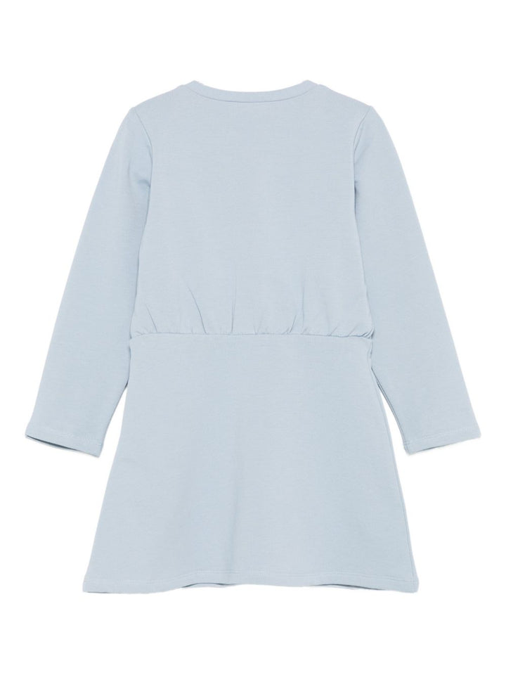 Abito azzurro per bambina KF5004F0724 64010 Liu Jo 