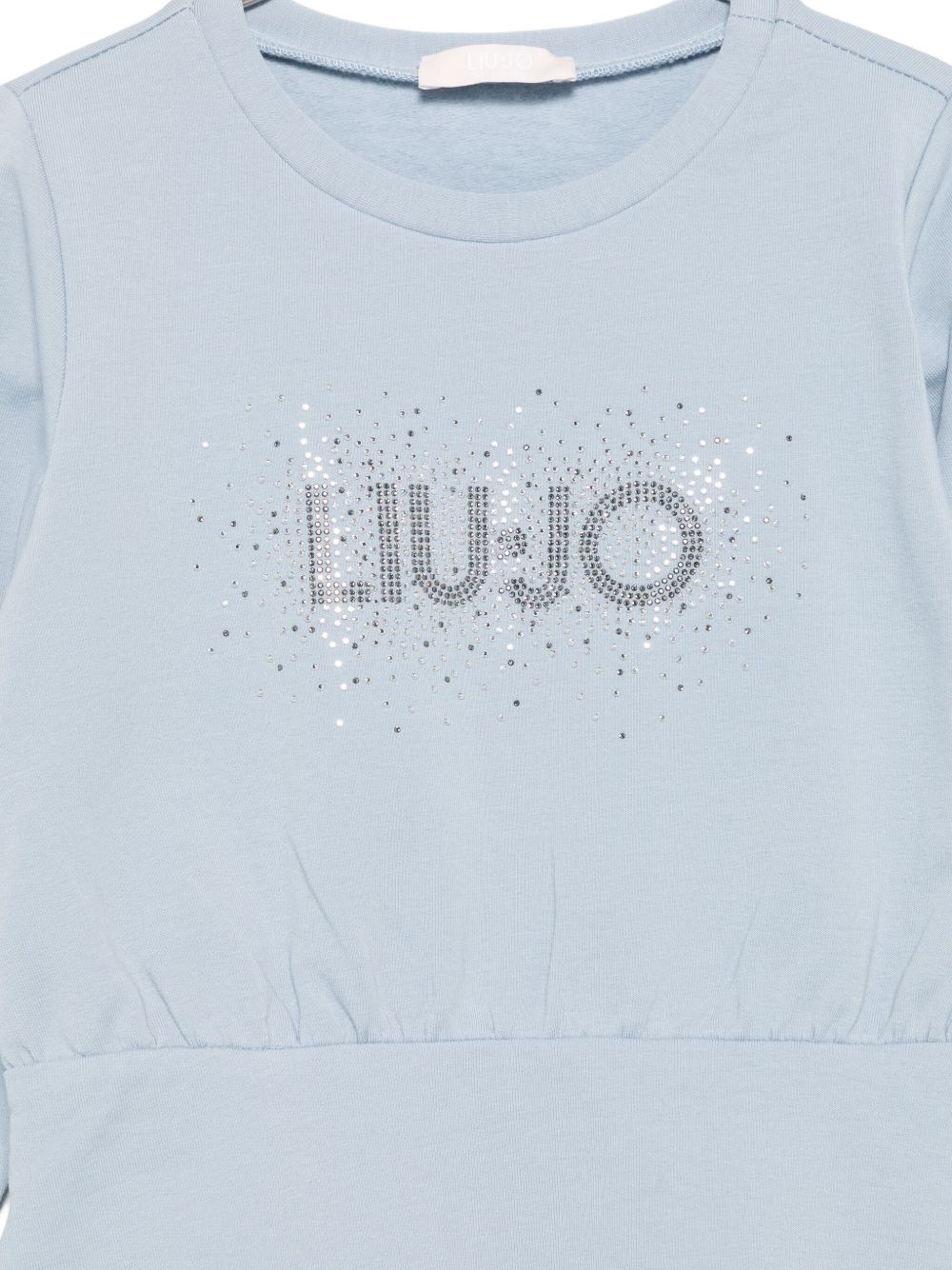 Abito azzurro per bambina KF5004F0724 64010 Liu Jo 