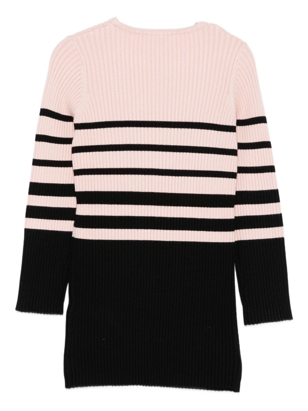 Abito rosa/nero per bambina KF5028MA12P B3482 Liu Jo 