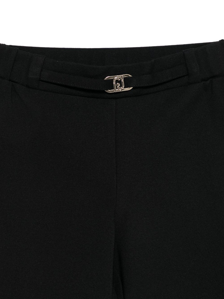 Pantalone nero per bambina KF5039J4882 22222 Liu Jo 