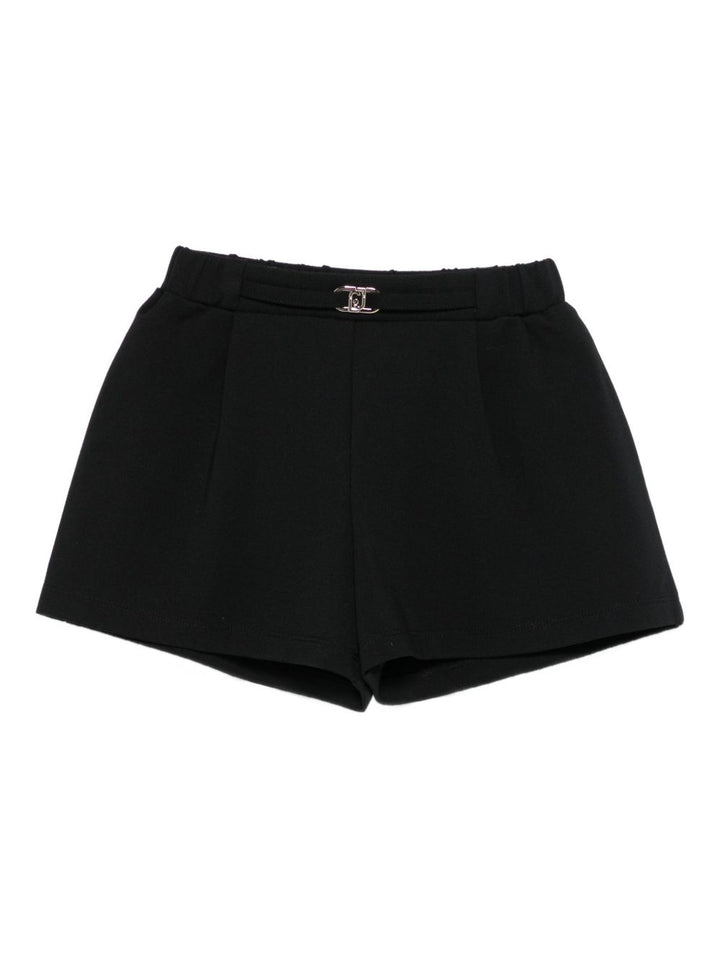 Bermuda nera per bambina KF5040J4882 22222 Liu Jo 