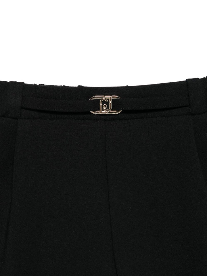 Bermuda nera per bambina KF5040J4882 22222 Liu Jo 