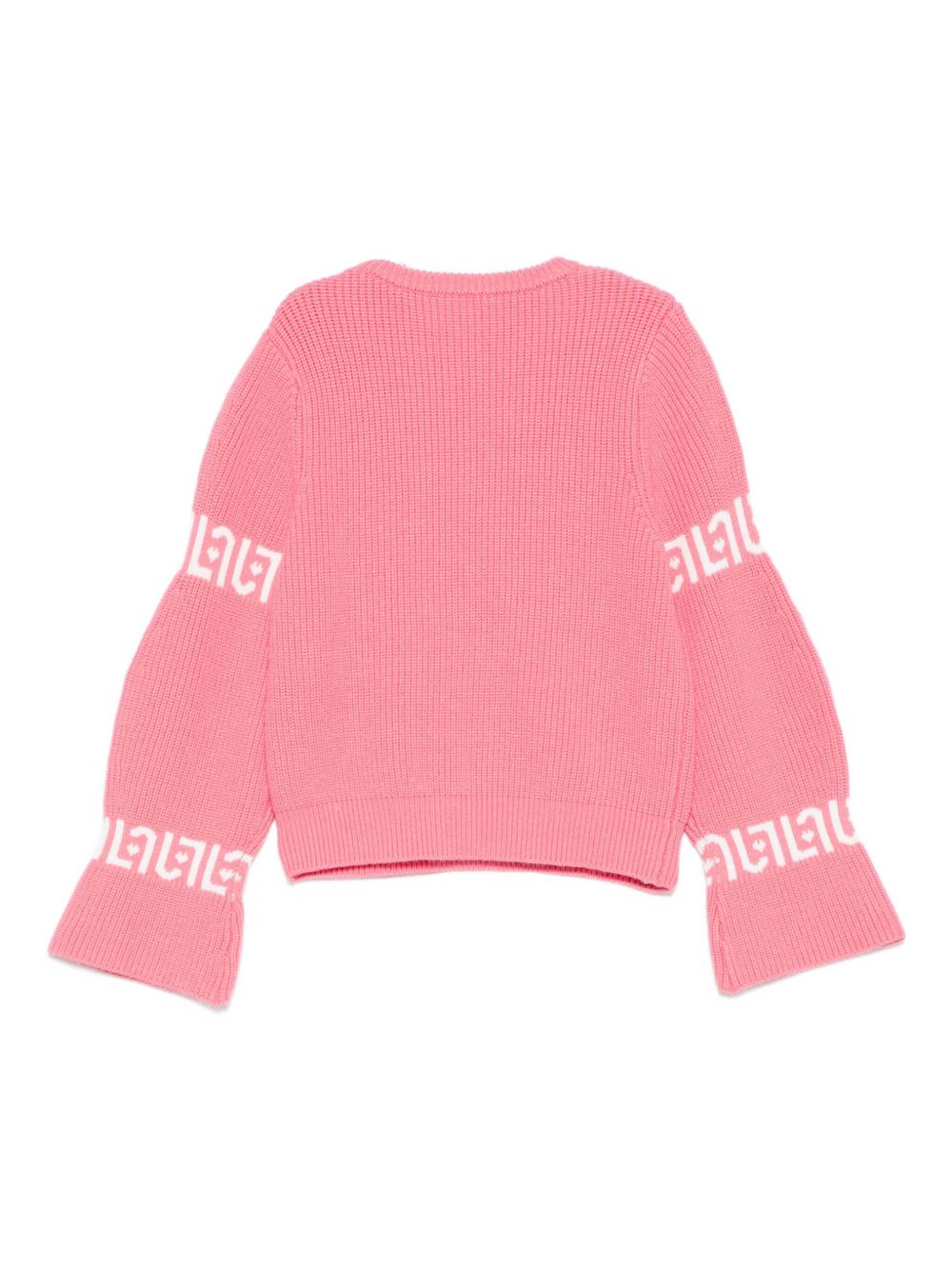 Maglione rosa per bambina KF5092MA12P M9988 Liu Jo 