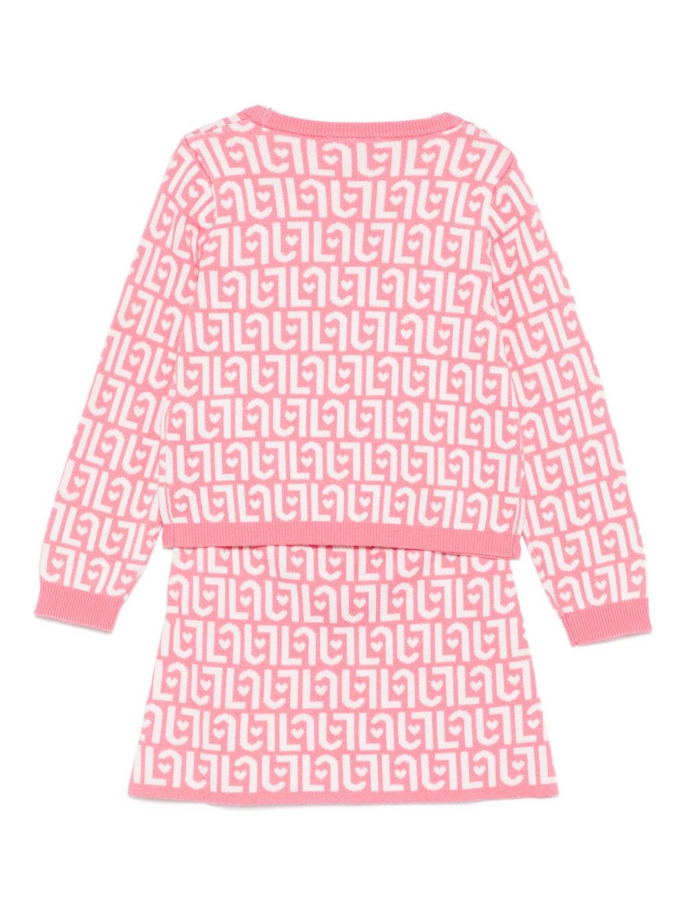 Completo sportivo rosa/bianco per bambina KF5094MA07E M9988 Liu Jo 