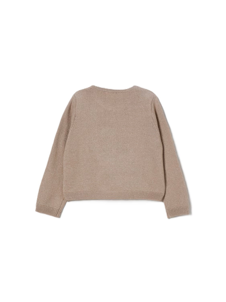 Maglione marrone per bambina KF5122MA12P A4358 Liu Jo 