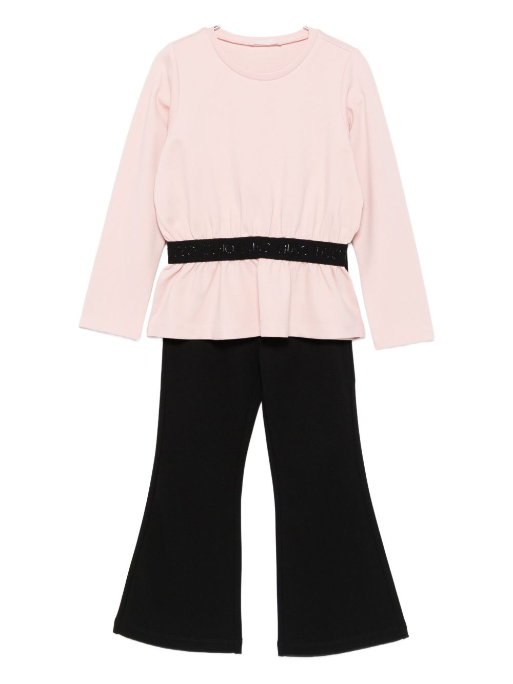 Completo rosa/nero per bambina KF5131J4882 B3482 Liu Jo 