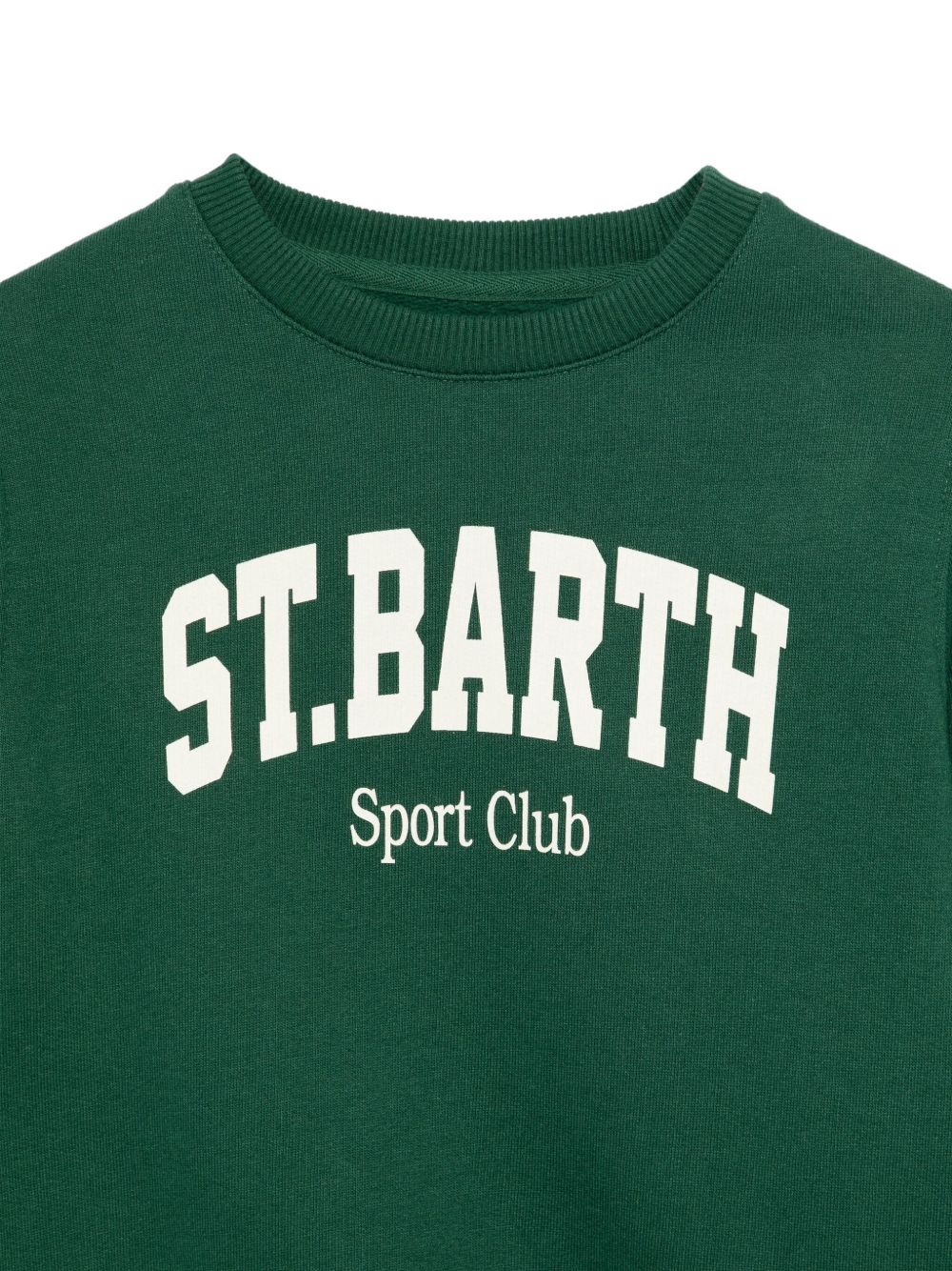Felpa verde per bambino HUT0004 00400I MC2 Saint Barth Kids 