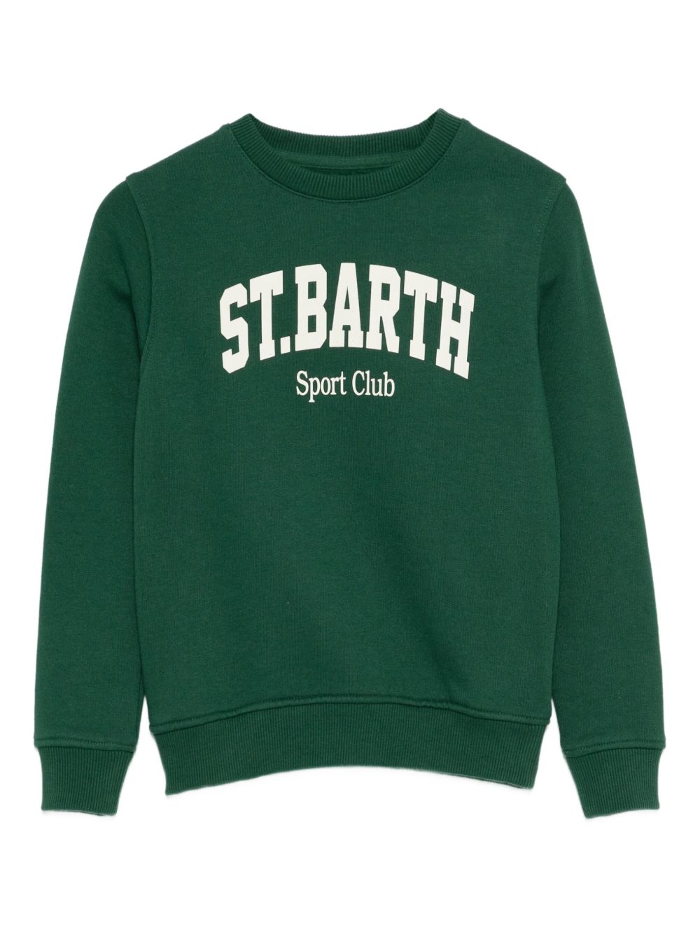 Felpa verde per bambino HUT0004 00400I MC2 Saint Barth Kids 