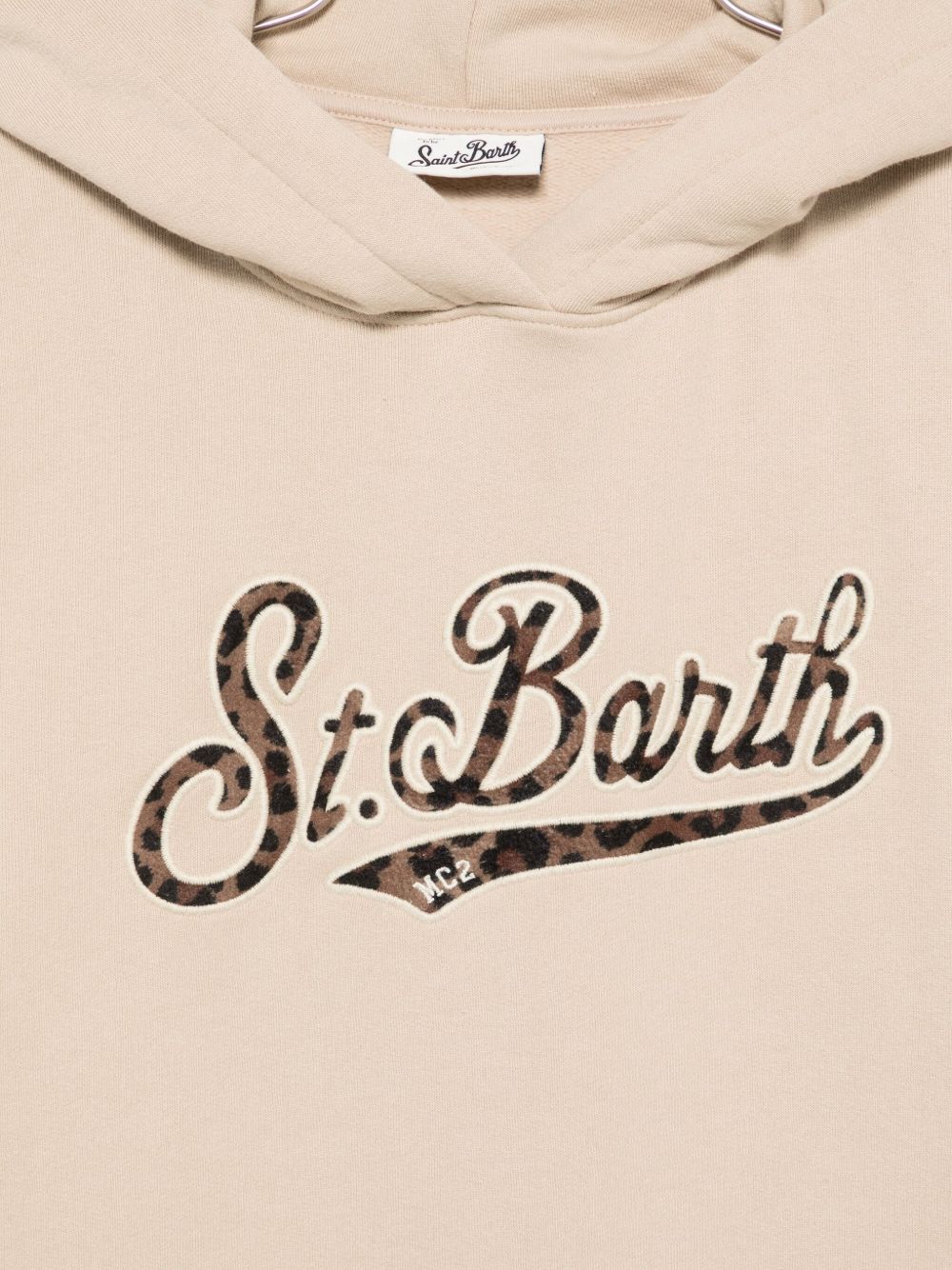 Felpa beige per bambina MIND004 01071I MC2 Saint Barth Kids 
