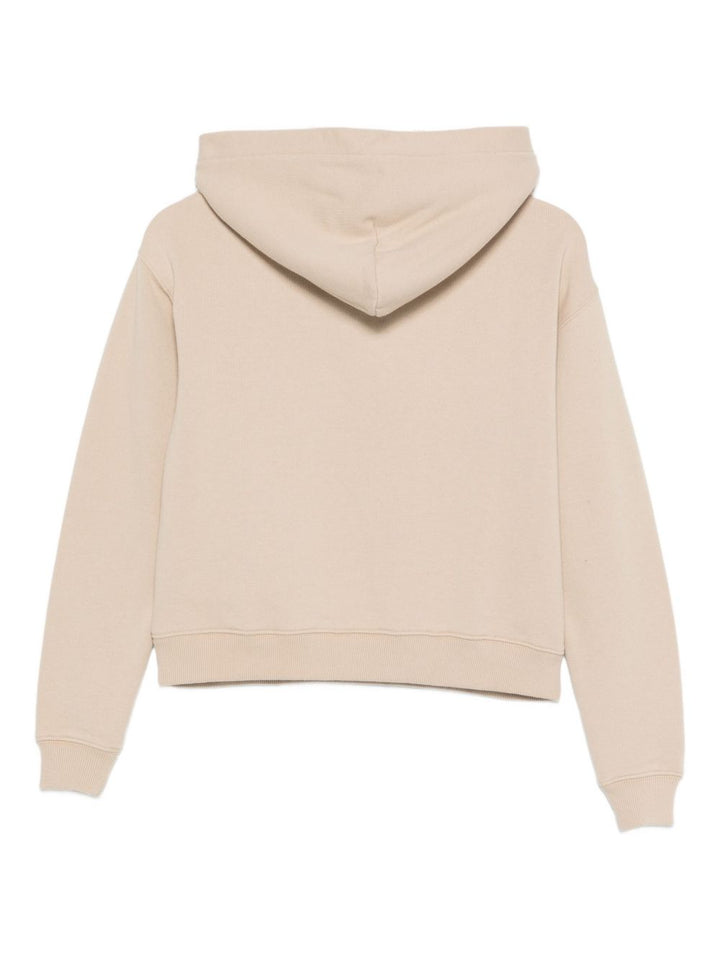 Felpa beige per bambina MIND004 01071I MC2 Saint Barth Kids 