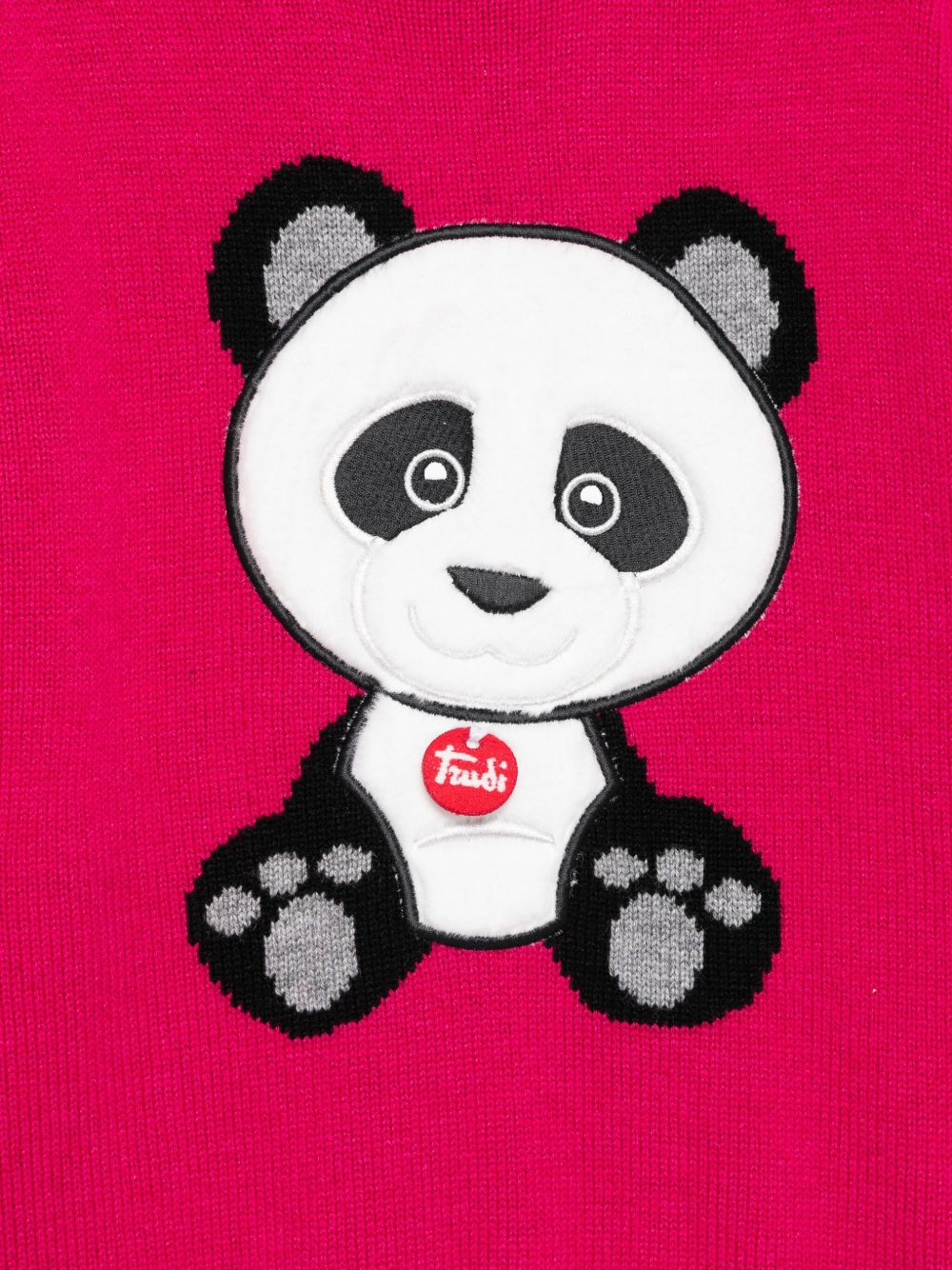 Maglione rosa lampone per bambina PRC0001 01984I MC2 Saint Barth Kids 
