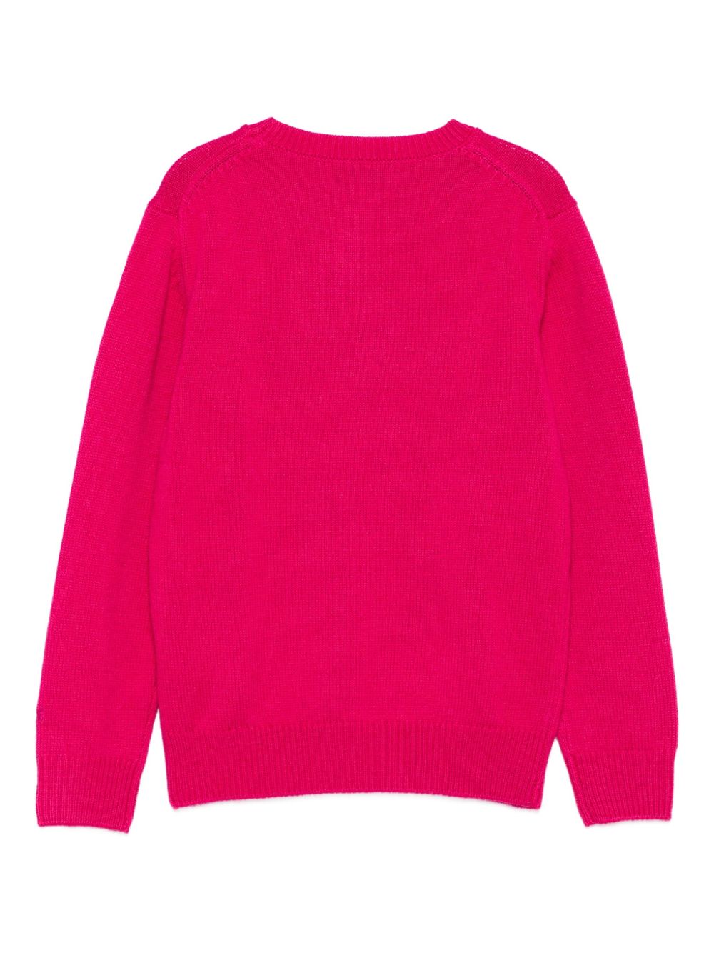 Maglione rosa lampone per bambina PRC0001 01984I MC2 Saint Barth Kids 