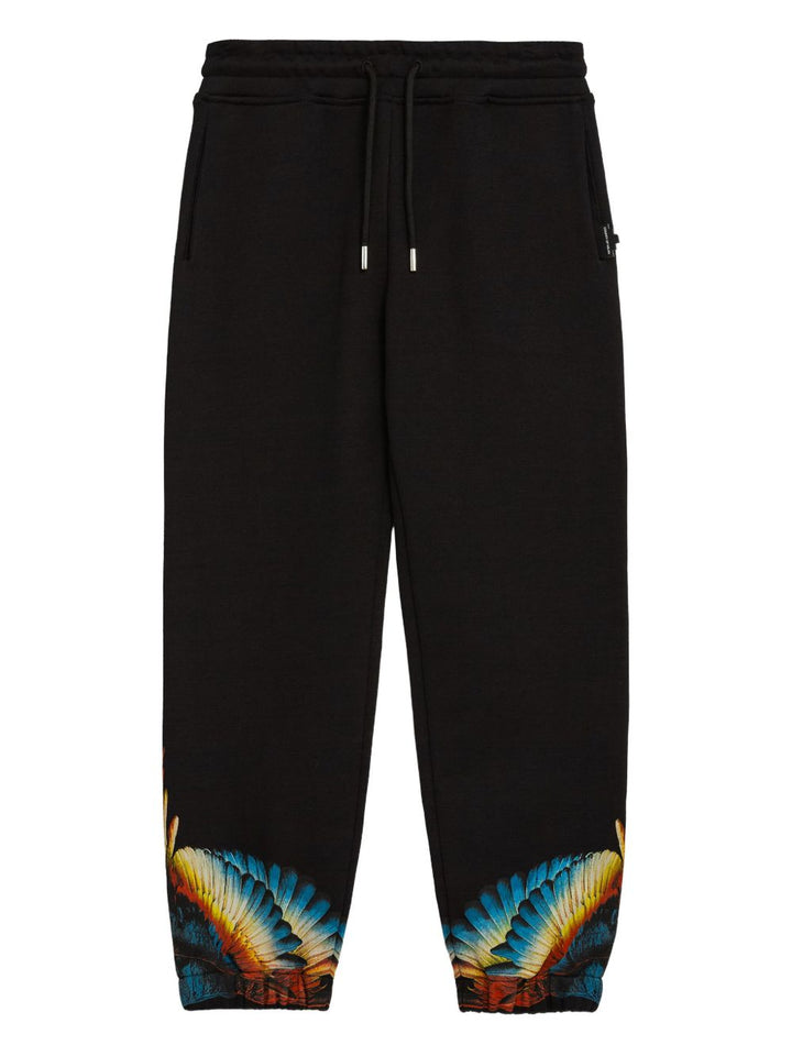 Pantalone nero per bambino F5CMJBFP065 110 Marcelo Burlon Kids 