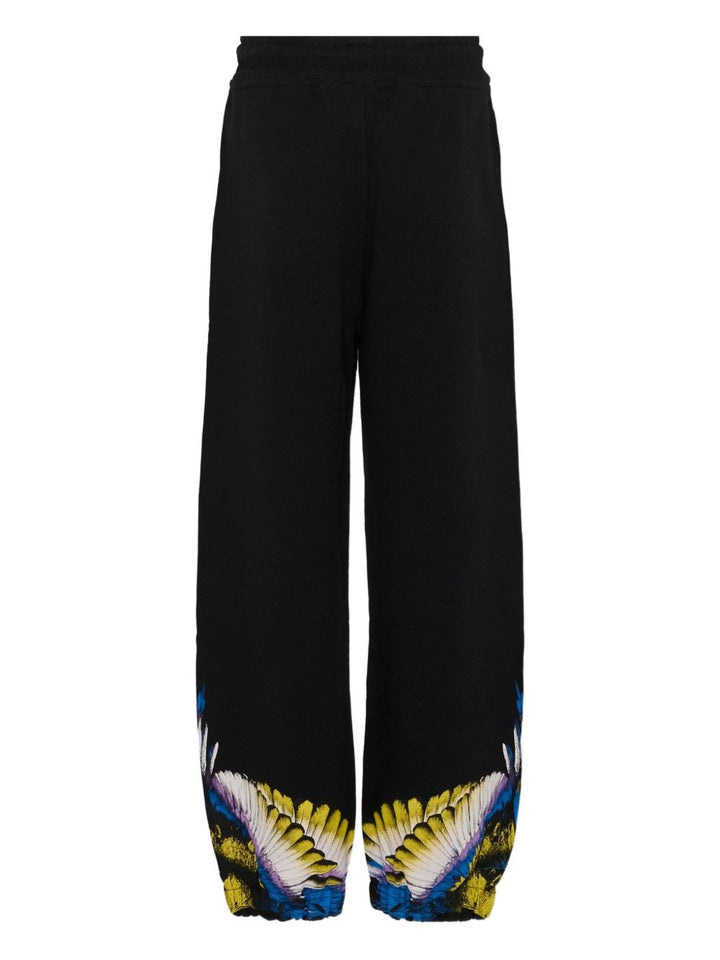 Pantalone nero per bambino F5CMJBFP067 110 Marcelo Burlon Kids 