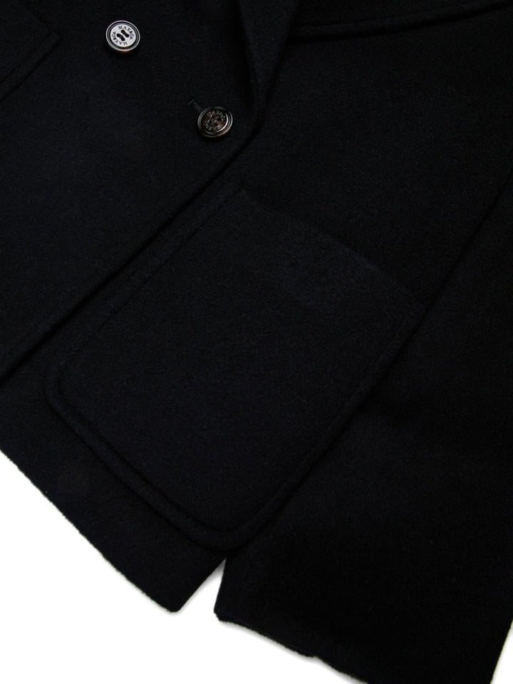 Cappotto nero per bambina MX0229MX052 MX900 Max&co Kids 