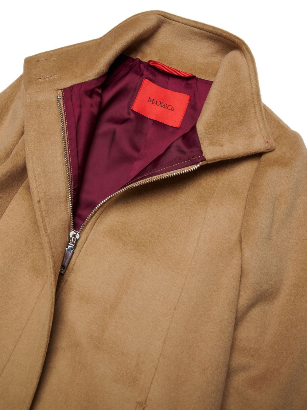 Cappotto beige per bambina MX0230MX079 MX702 Max&co Kids 