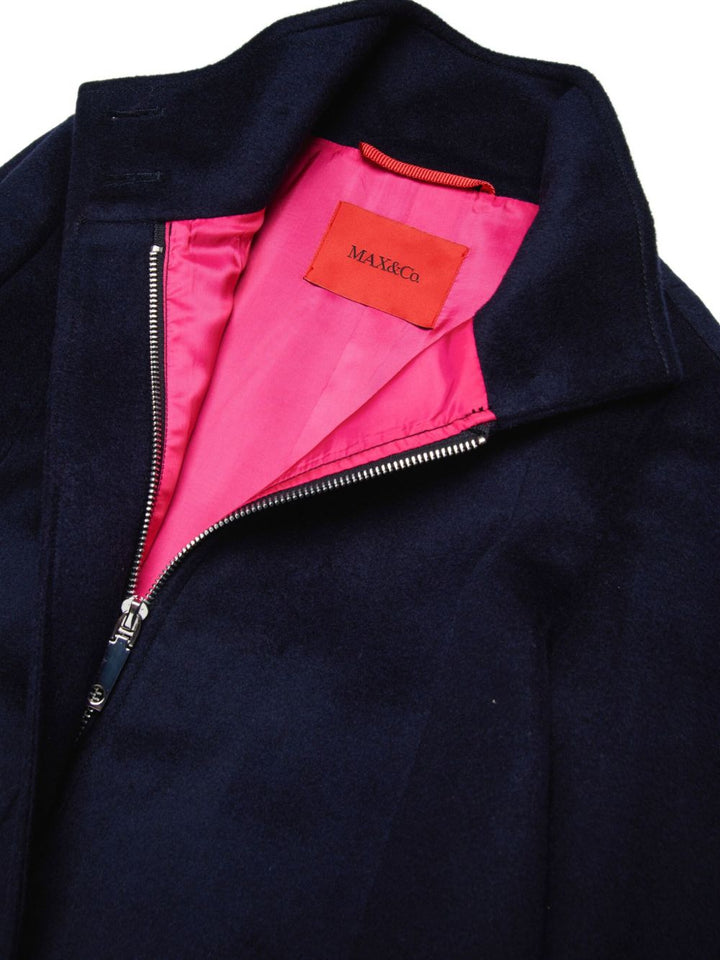 Cappotto blu notte per bambina MX0230MX079 MX854 Max&co Kids 